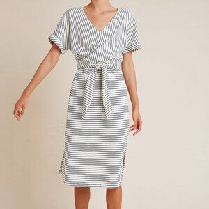 Saturday/Sunday x Anthropologie | Pazienza Mini Dress | Blue Stripe Casual Dress